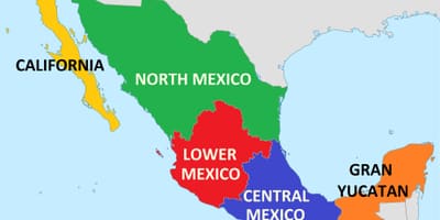State Mexiko kaart