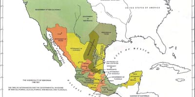 Mexiko kaart geskiedenis