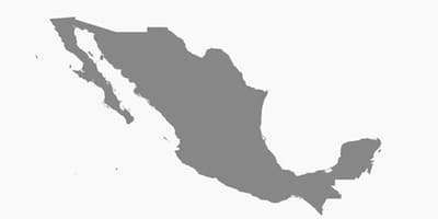 Mexiko vektor kaart